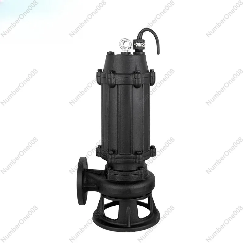 WQ Sewage  Non-clogging Septic Tank 380V Mud  Three-phase Submersible  Large Flow Sewage Pump