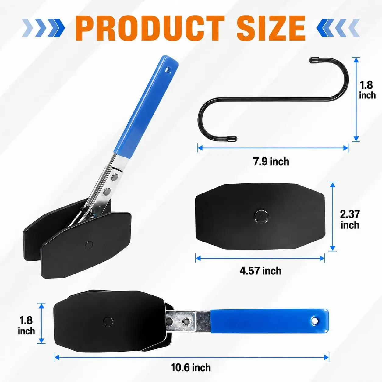 Universal Ratchet Brake Caliper Tool Swing Piston Spreader for Disc Brake Pistons Car Vehicle Installation Compression Wrench