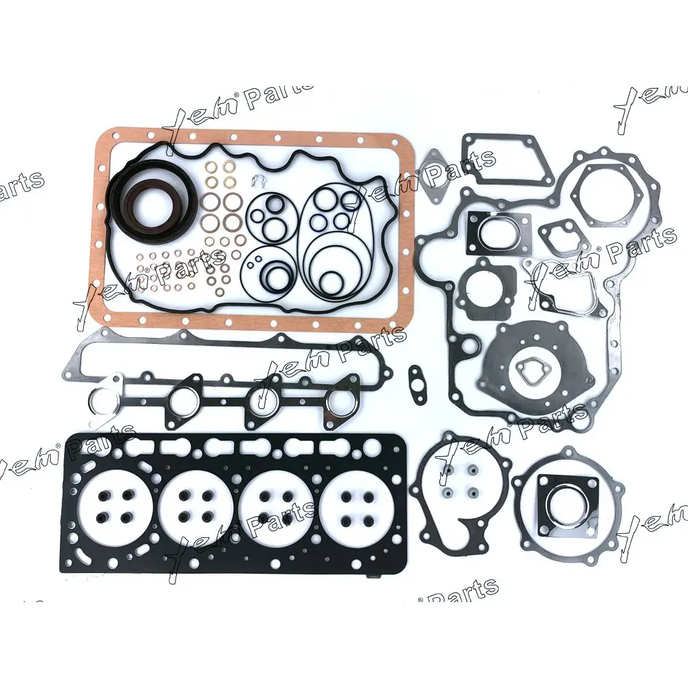 Competitive Price V3800 V3800T Overhaul Rebuild Kit For Kubota Engine Gasket Ring Piston Bearing