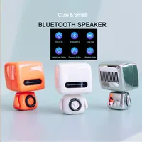 3Life Portable Robot Speaker Mini Audio Wireless Bluetooth-compatible Selfie Remote Control Hands-free Calling With MIC For