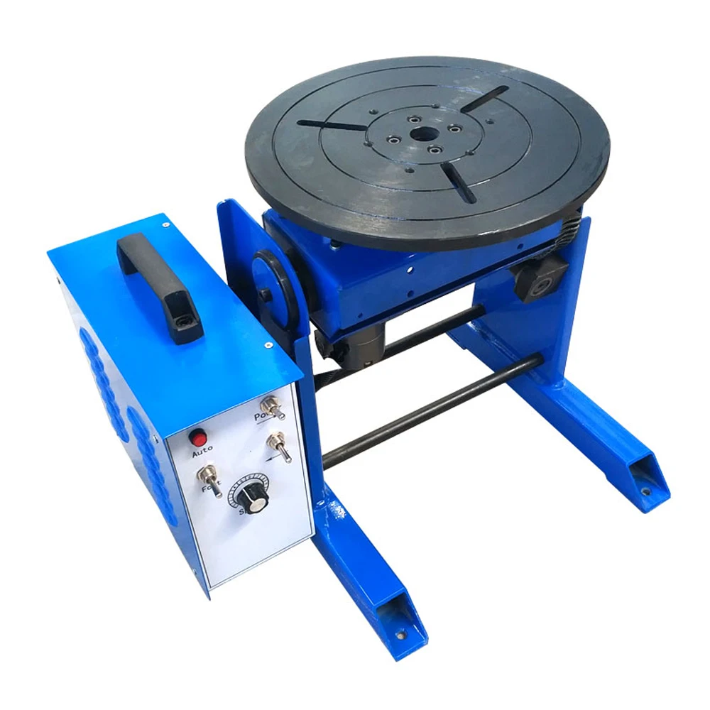 30kg CNC positioner welding turntable through-hole positioner pipe flange automatic welding positioner welding turntable