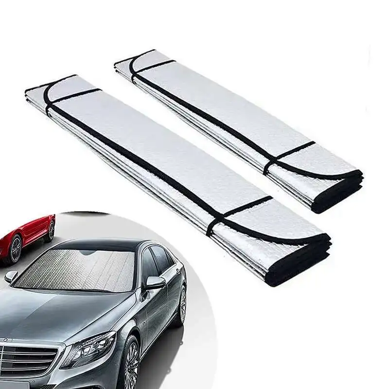 

Car Sunscreen Front Window Sunshade UV Protection Shade Sun Protector Windshield Visor Cover Auto Curtain Sunshade Accessories