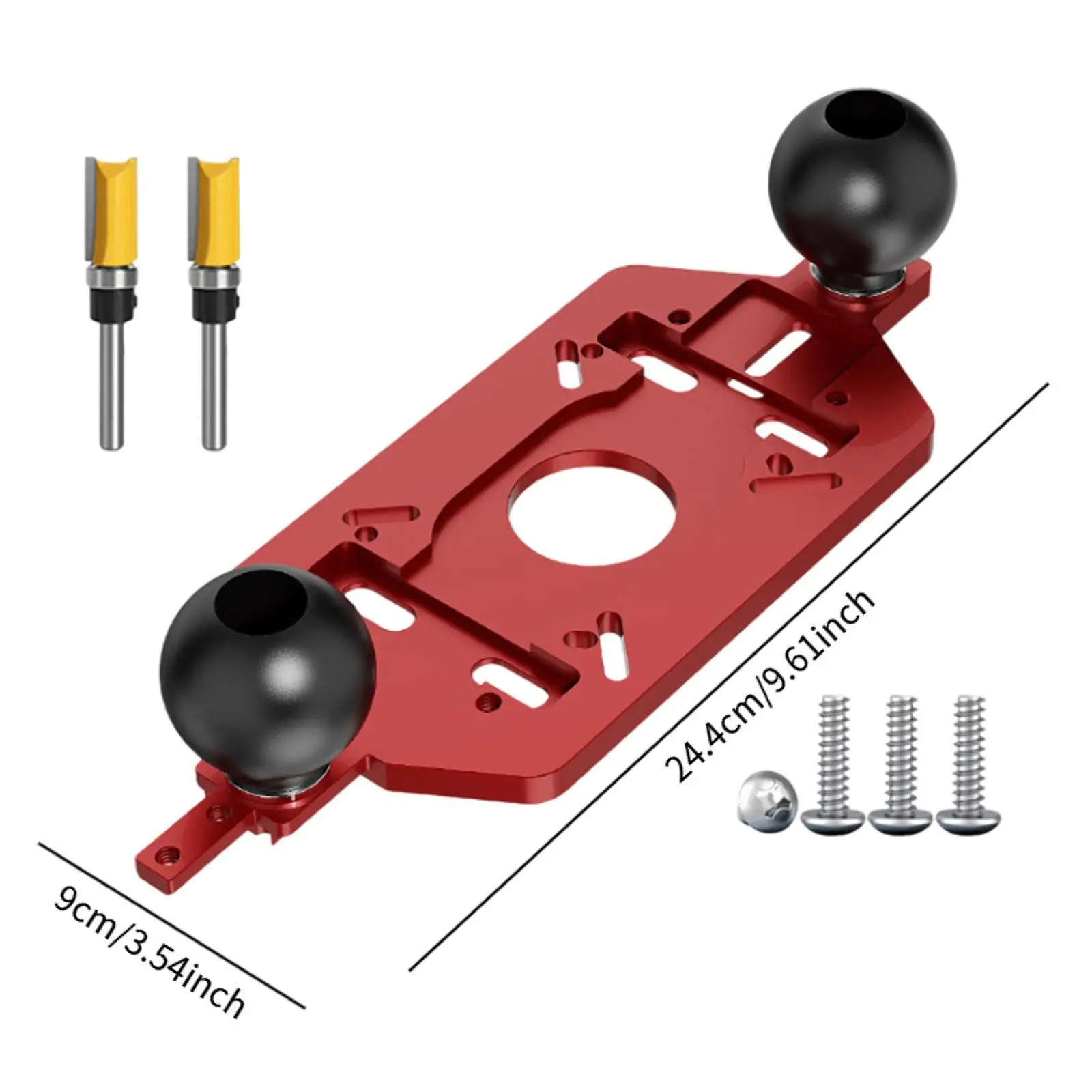 Roteador de fresagem sulco suporte roteador gabarito ferramenta premium multifuncional resistente máquina corte flip board gabinete ferragem gabarito