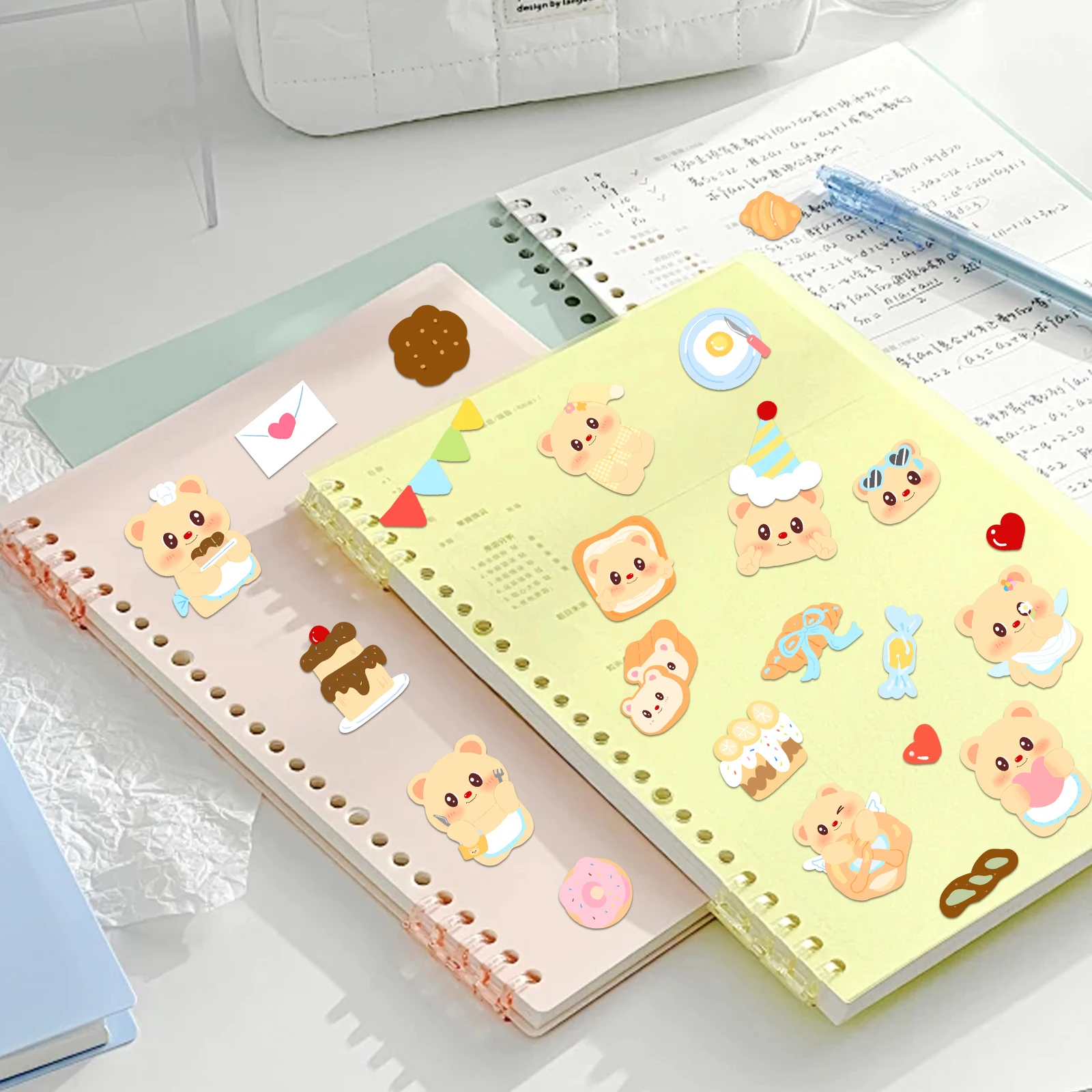 2PCS Butter Bear Stickers Exqu - Travel Journal Accessories recension och pris
