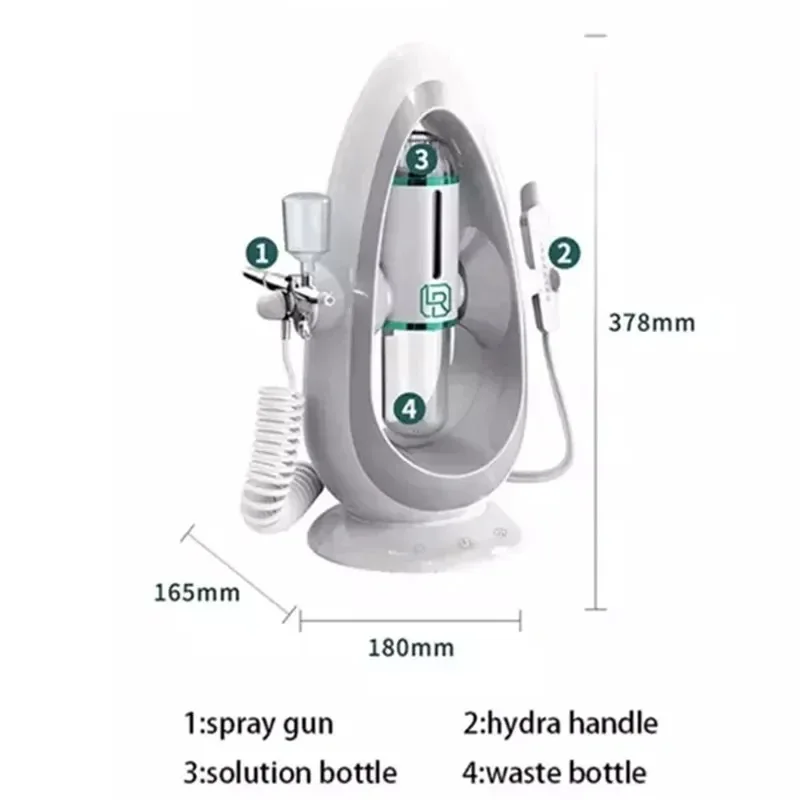 Neueste Kleine Blase Sauerstoff Injektion Instrument Peeling Schönheit Gerät Hydra Dermabrasion Aqua Gesichts Reinigung Saug Mitesser