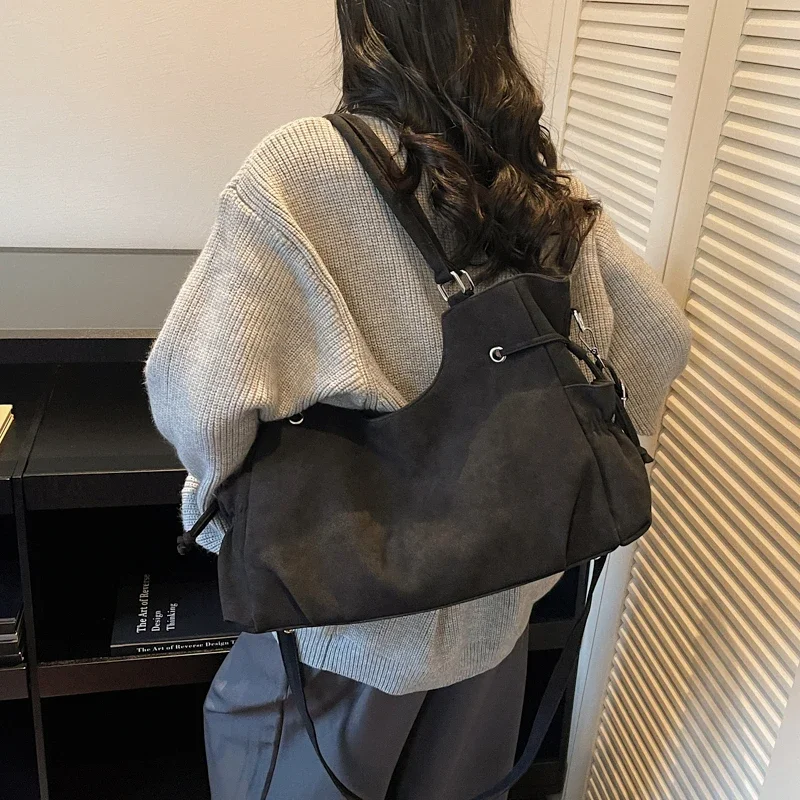 

Fashionable Trendy Design Large Capacity Shopper Bag For Women With Solid Color Leather Elegant Classic Paris