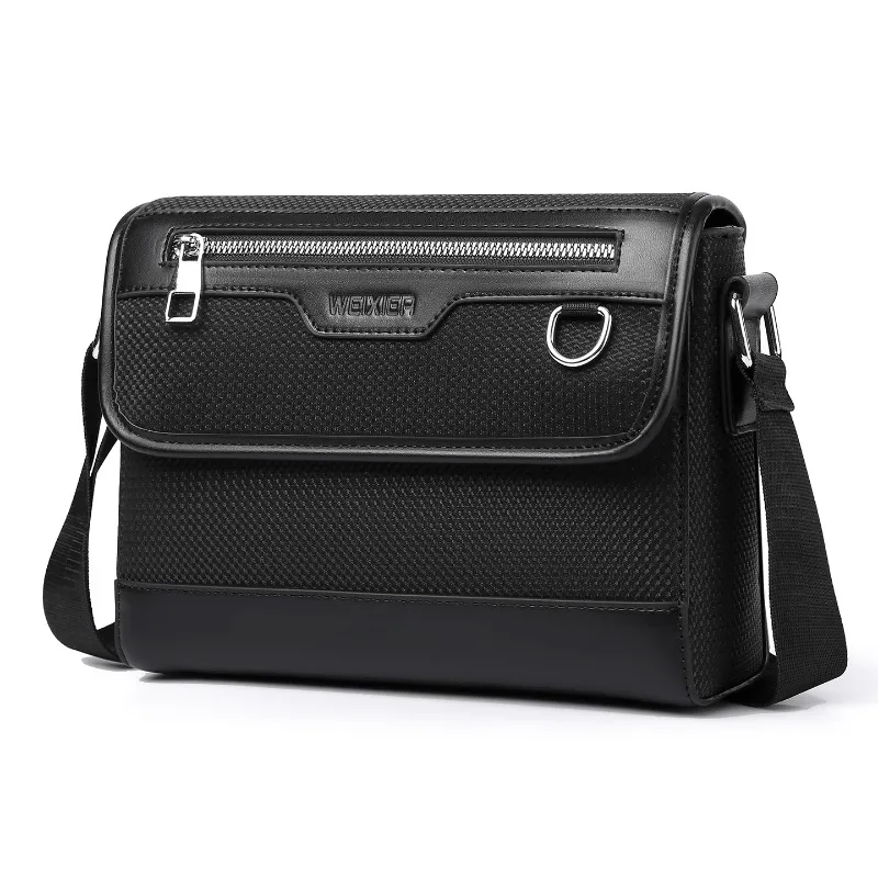 New High Quality Mens Large Capacity Waterproof Versatile Crossbody Bag Practical Laptop Briefcase for Business and Daily Use