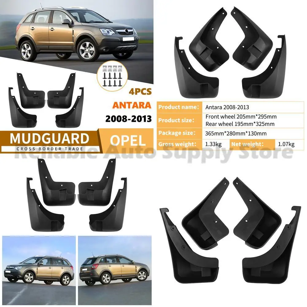 

For Opel Antara 2008-2013 Car Mud Flaps Rubber Fender Liner Premium Quality Durable Weather Resistant Top Seller