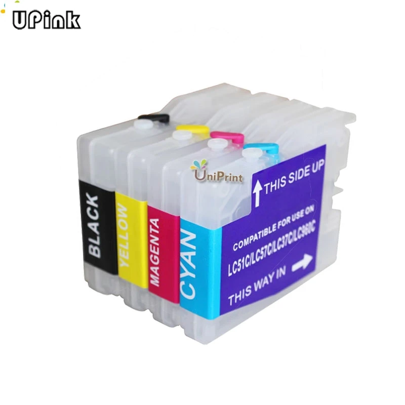 LC51 LC970 LC57 LC37 LC960 LC1000 refillable Ink cartridge for DCP130C 330C 540CN 750CW FAX2480C mfc-260c/135c/150c MFC240CN