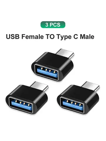 USB3.0 Mobile Phone Adapter Type C to USB Adapter USB-C Male To USB Female High Speed Data Connector For Xiaomi PC MacBook Phone