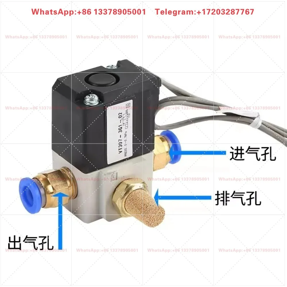 Vacuum solenoid valve VT307-5G-02 two position three-way VT307V-5G/4G/3G/6G-01 high-frequency valve