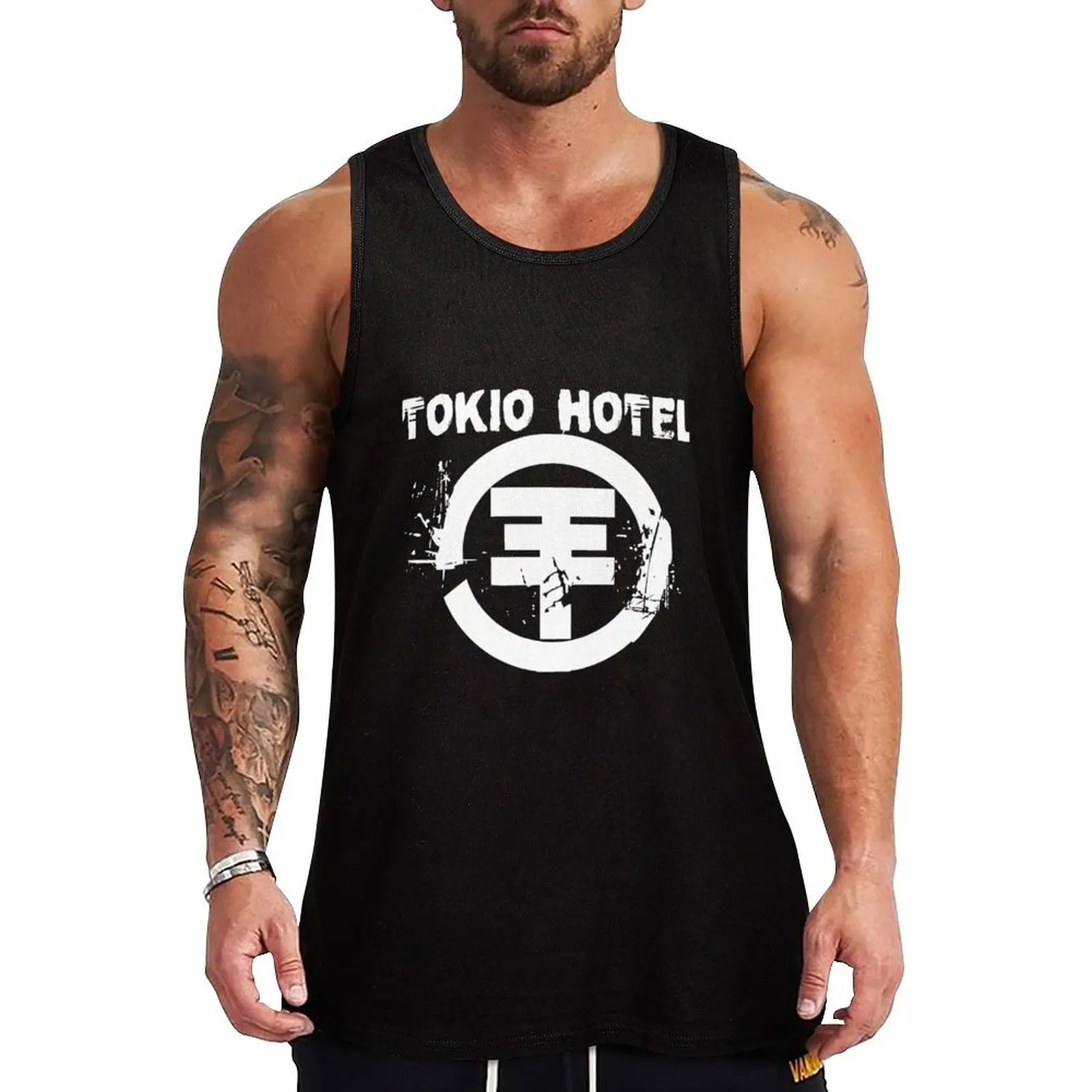 Tokyo Band Tank Top Muscle Tank Top Athletic Fit Gym Workout Sleeveless