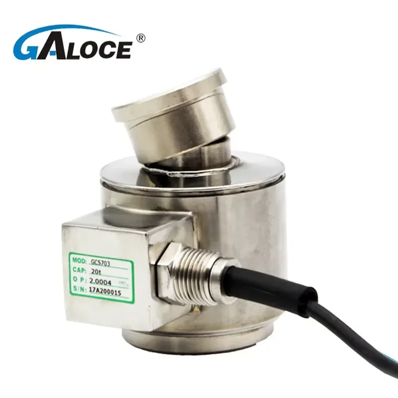 GCS703 High Capacity truck Vehicle scale Hopper Scale Canister compression column weight sensor load cell 10T 20T 30T 50T