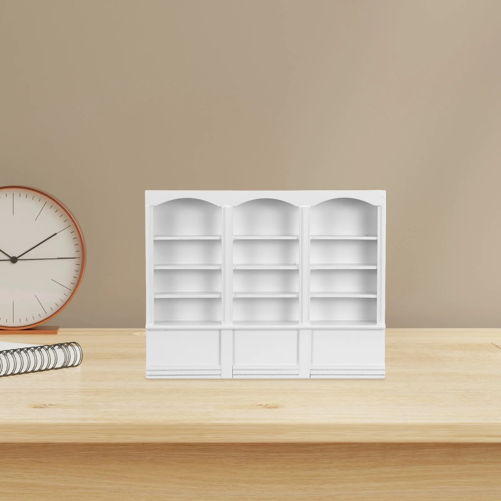 خزانة كتب إبداعية وعملية بيئية - خزانة للحرف اليدوية الصغيرة ذات المناظر الطبيعية الصغيرة مجموعة أثاث صغيرة هدية #5