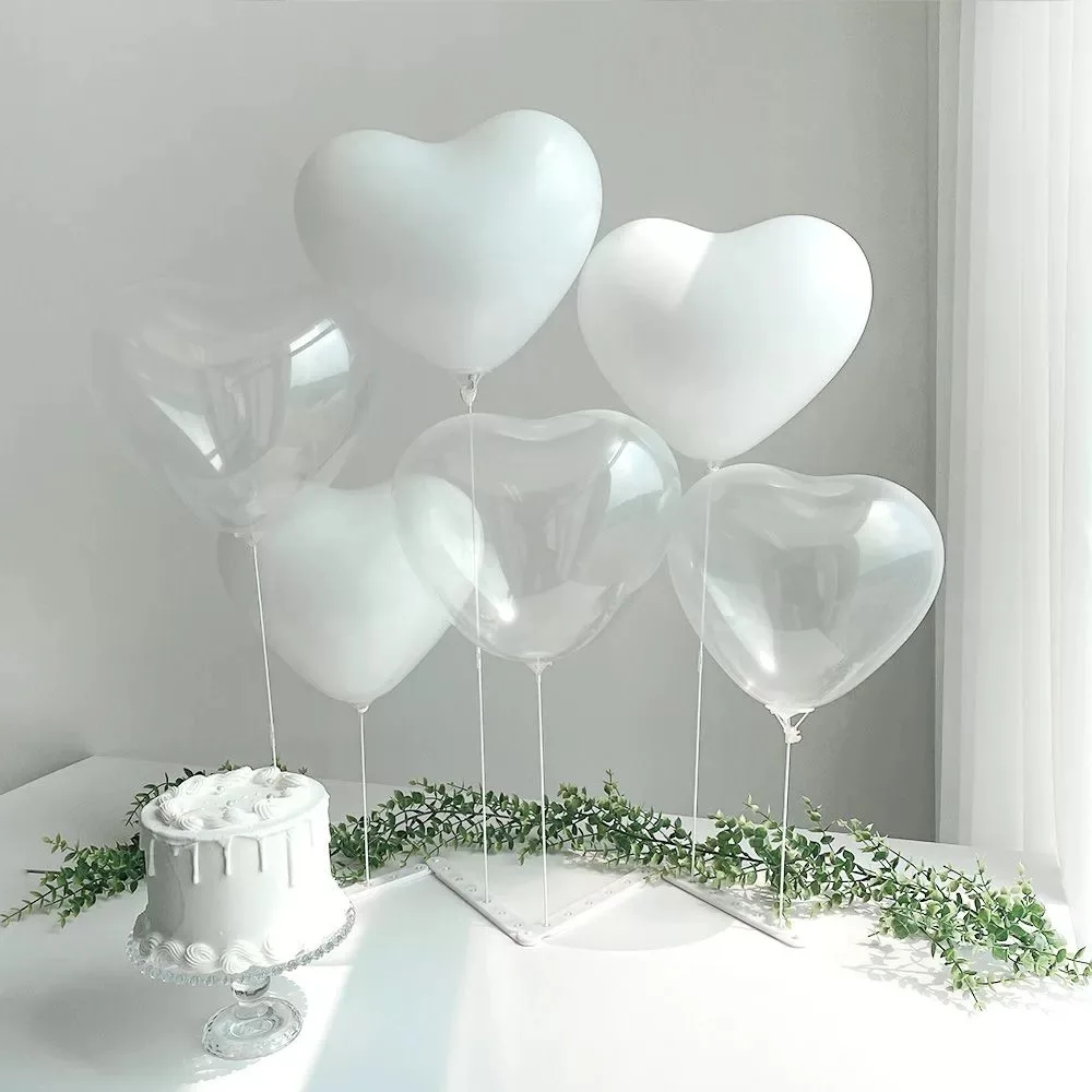 1set Balloon Stand Table Folding Balloon Holder Kit Balloon Accessories Stick Holder Birthday Wedding Party Baby Shower Decor