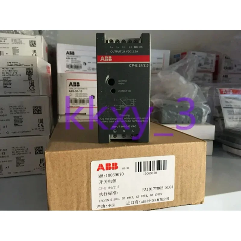 1 PCS NEW IN BOX ABB switching power supply CP-E 24/2.5 output 24VDC/2.5A