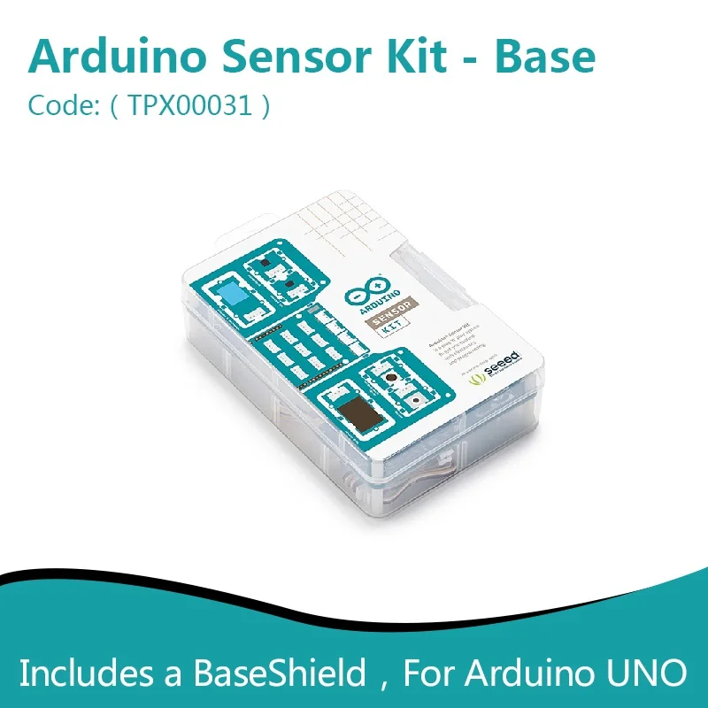 公式オリジナル-arduino-センサー-キット-ベース-tpx00031-には、arduino-uno-r3-用のベースシールドが含まれています