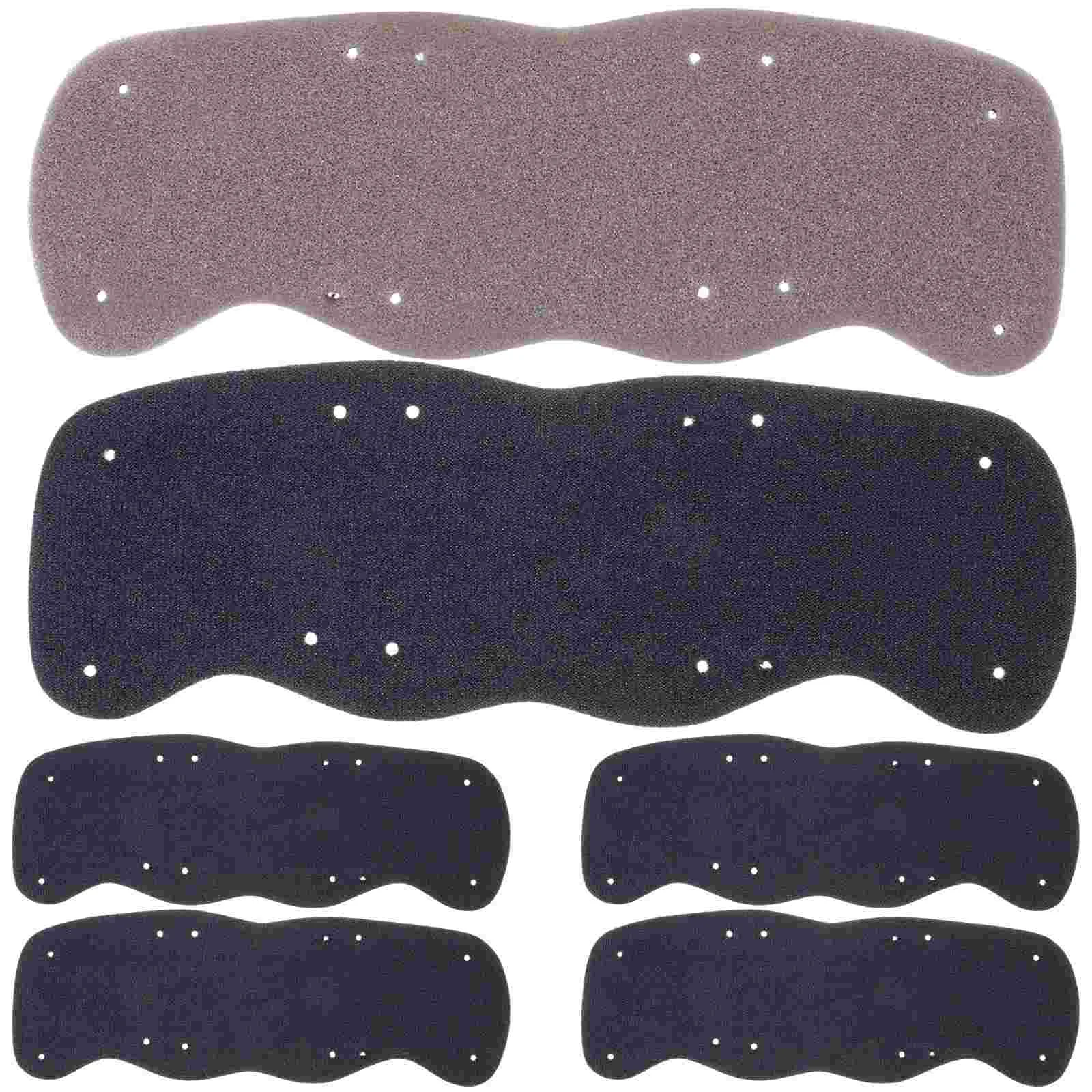 6 Pcs Hard Hat Sweatband Worker Absorb Liner Bands Washable Black Absorbing for