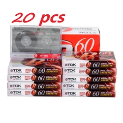 High Qulity Standard Cassette Blank Tape Player Empty 60 Minutes Magnetic Audio Tape Recording For Speech Music Recording 20PCS