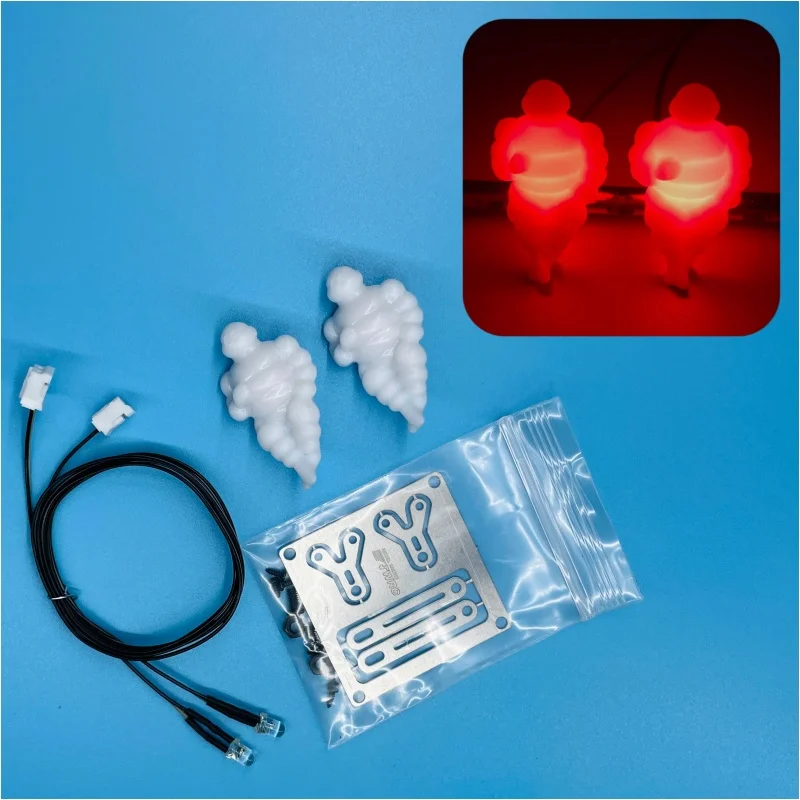 Milin Doll Light for Tamiya 1/14 RC Truck Sca 770s Luminous Decorative Doll Light 1:14 Tractor Upgrade Parts view 6