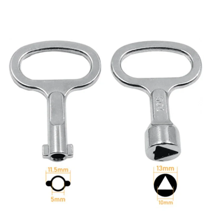 Electric Cabinet Universal Triangle Key Multifunction Spanner Panel Lock Key Shape Socket Spanner Subway Train Lift Door Locks