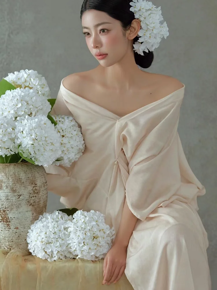 

Ретро-костюм в китайском стиле для фотосессий, новинка, реквизит для фотостудии, традиционная этническая женская одежда