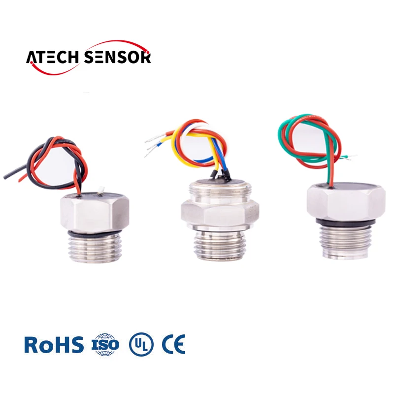 Atech Pressure Sensor 250 bar 4-20ma Hydraulic Liquid Pressure Transducer PT201 Hydraulic Pressure Transmitter 250bar