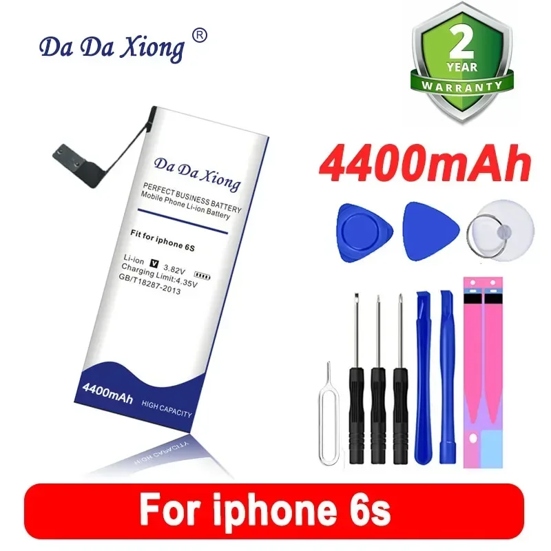 Original DaDaXiong 4400mAh High Capacity Battery For iPhone 6S Cell Phone