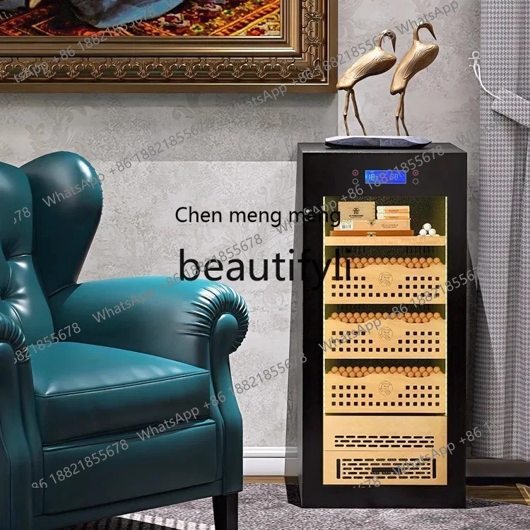 AB02 Constant Temperature and Humidity Household Mini Red Wine Refrigerated Small Professional Moisture Box with Lock