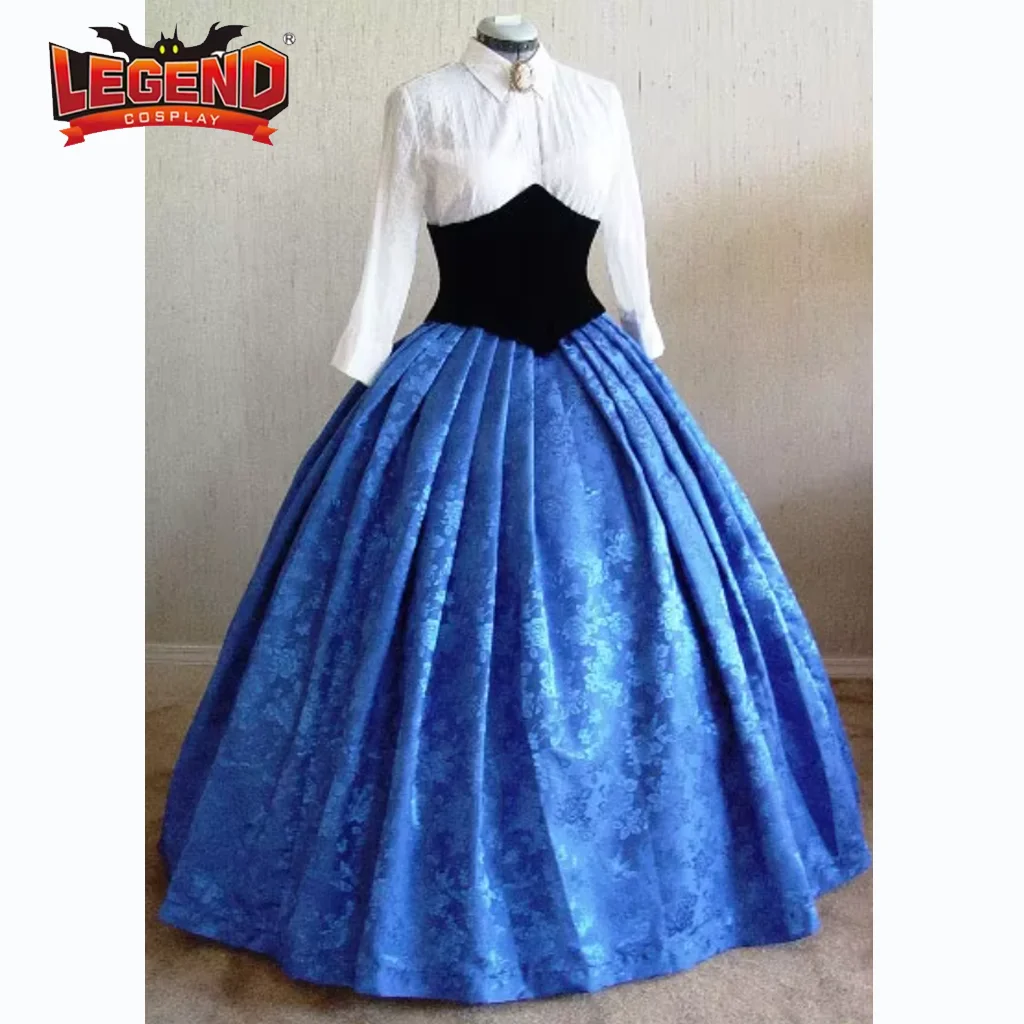 Vintage wiktoriańskie sukienki wojna secesyjna suknie balowe kostiumy rekonstrukcyjne sukienka sukienka Marie Antoinette wykonana na zamówienie