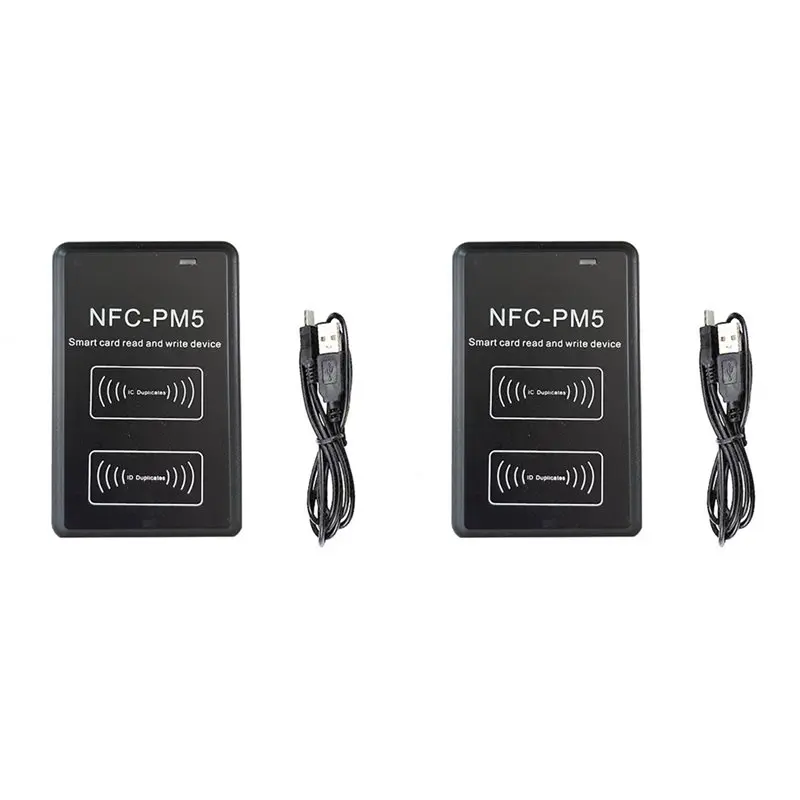 2x-ic-id-リーダー-ライター暗号化デコードデュプリケーター-125khz-1356mhz-周波数コピー機-rfid-カードリーダー