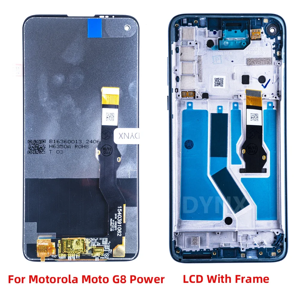 100% Tested For Motorola Moto G8 Power XT2041-3 LCD Display Touch Screen Digitizer Assembly For Moto G8 Power XT2041-1 Screen