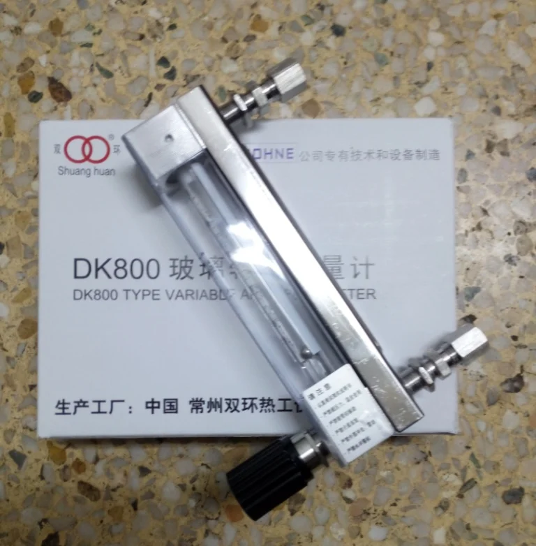 Dk800-6f Glass Tube Rotameter Stainless Steel Ferrule Connected to Corrosion-resistant Glass Rotameter