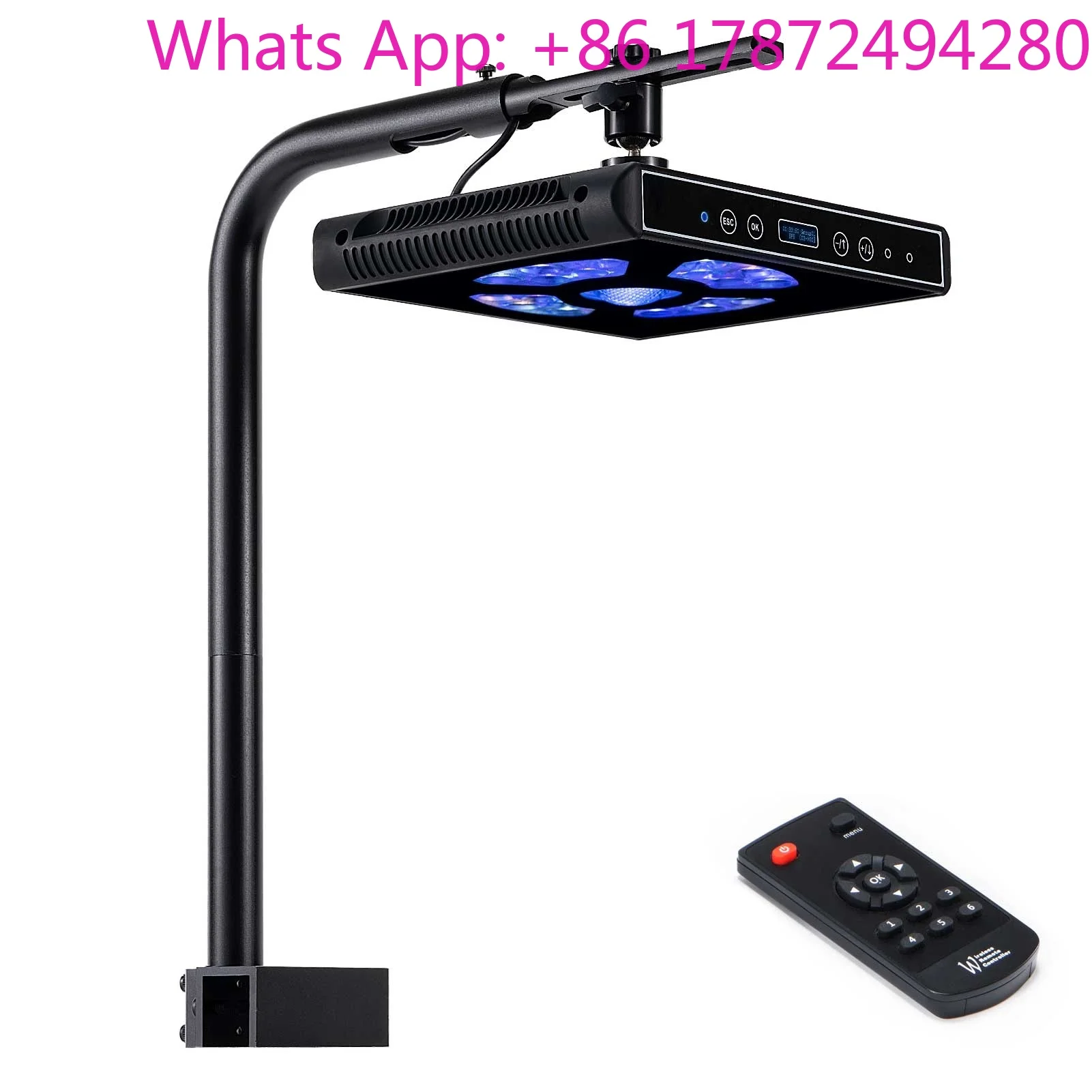 100w Coral Reef Light Heat Dissipation Well High Penetration Sunrise & Sunset LED Aquarium Light  for Saltwater
