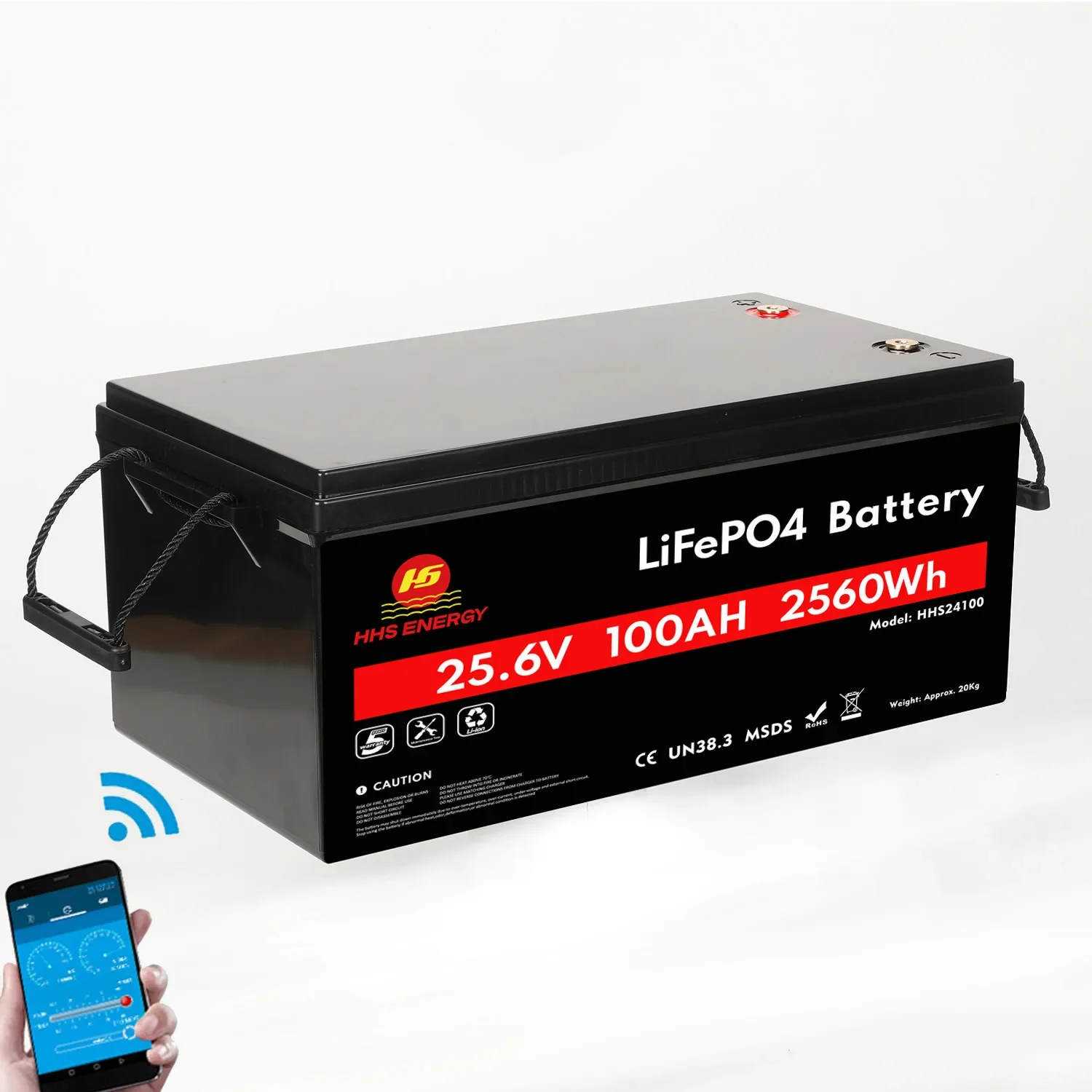 

24v RV battery 25.6v 100ah 200ah lifepo4 solar battery for camper van Travel Trailers