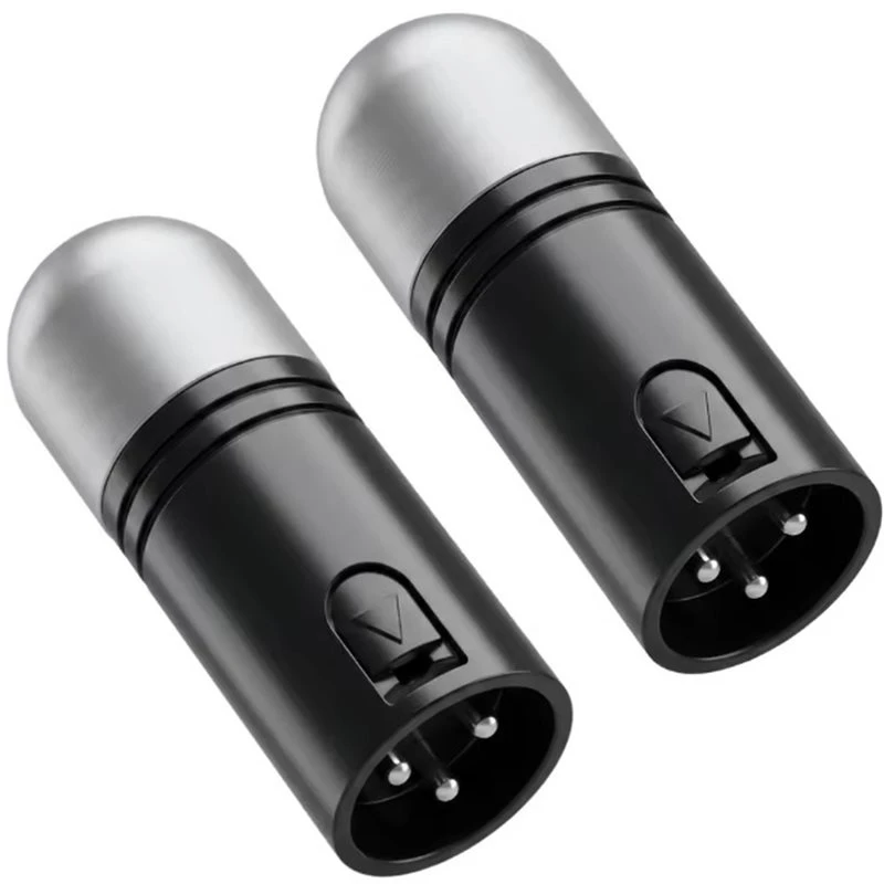 【PHONE ACCESSORY】Xlr Male 3 Pin Stage Adapter Terminal Resistor 2Pcs For Par Lamp Moving Head Spotlight Stable Signal Lighting