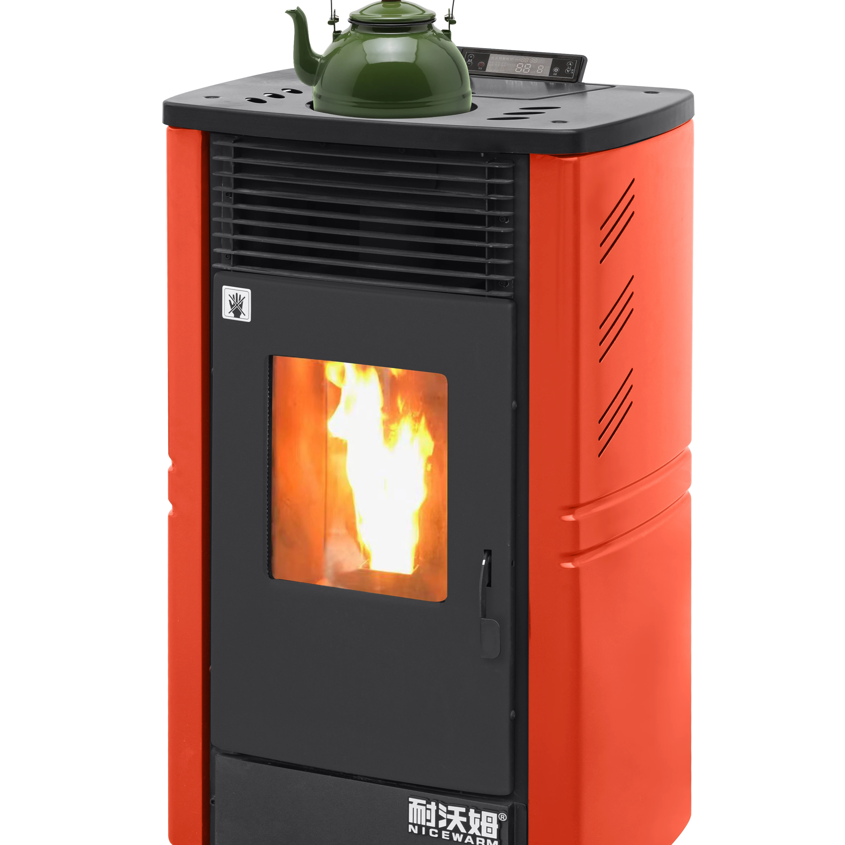 Sauna Cooking Wood Stove Freestanding Cold Rolled Steel 11.2KW Heating Power for Fireplaces and Household Use