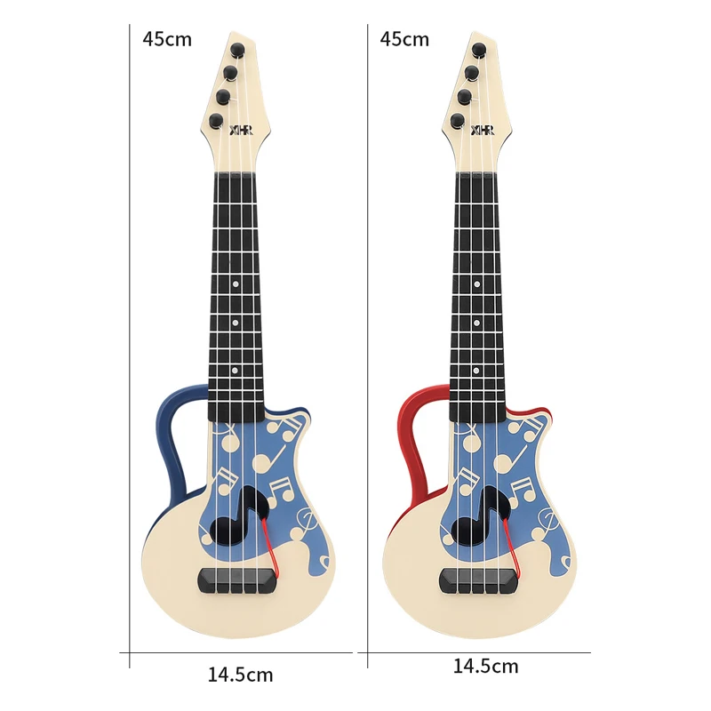 New Small Children Ukulele Guitar Toy Children Musical Instrument Beginner Early Education Toy Children Birthday Gift