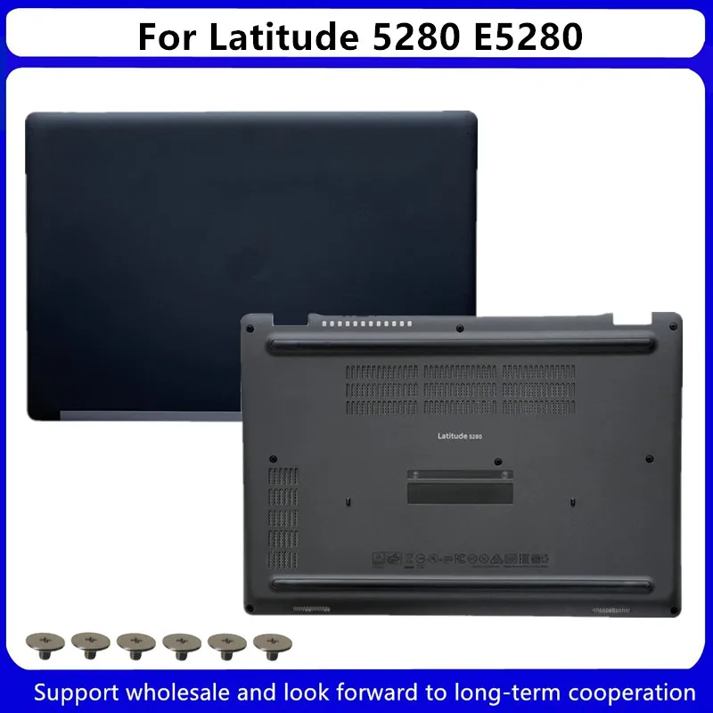 غطاء خلفي جديد lcd لـ dell latitude e5280 ، 0vtx9h ، غطاء سفلي 9w2wj 09w2wj