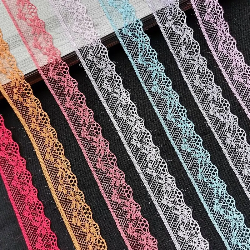 100 Yards/roll 20mm Lace Fabric Hollow out Webbing Decoration Gift Packing Material Handmade DIY Laces