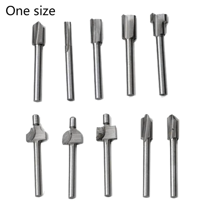 HSS Milling Cutter Rotary Tool Router BitsHigh Speed Steel Cutter Milling for Home DIY Carpenters Use