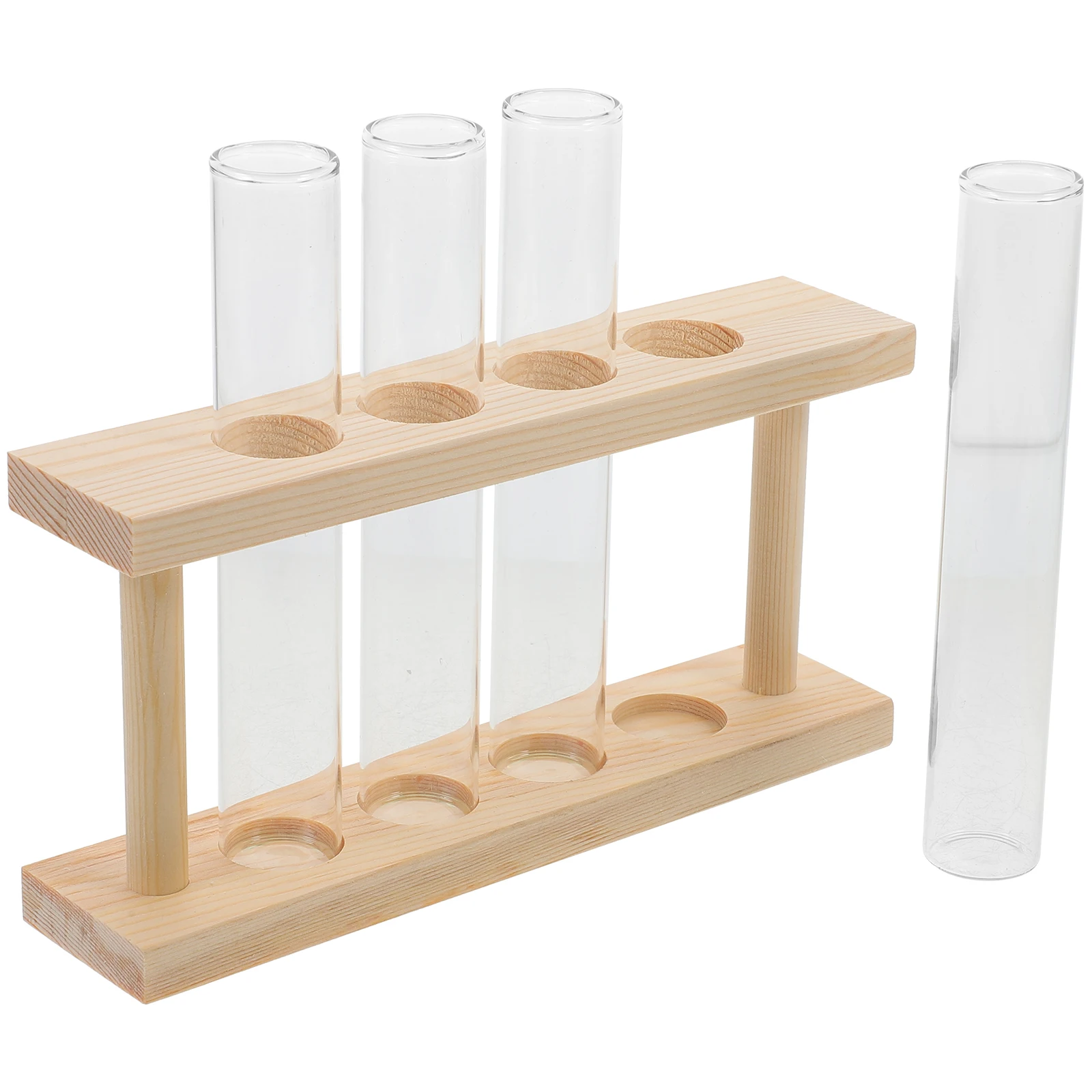 

1 Set Hydroponic Vase Transparent Glass Test Tube For Plants Desk Propagation Station Small Terrarium Clear Plant Vase Glass