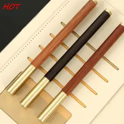 Vintage Brass Ballpoint Pen High-Grade Neutral Signature Pen Business Gift School Students Office Stationery Writing Supplies