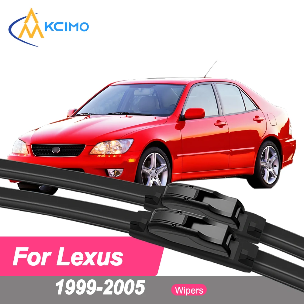 

Premium Rubber Durable Silent Windshield Wiper Blades 2pcs for Lexus IS XE10 1999-2005 Altezza Front Wiper Blades Set