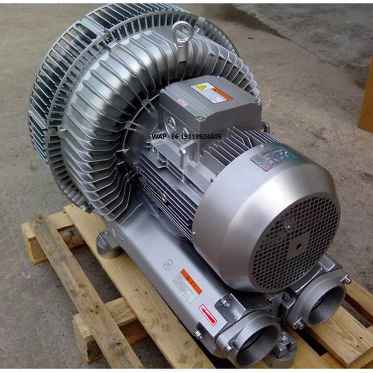 Double Stage Ring Blower 11kw Vacuum Pump Side Channel Blower
