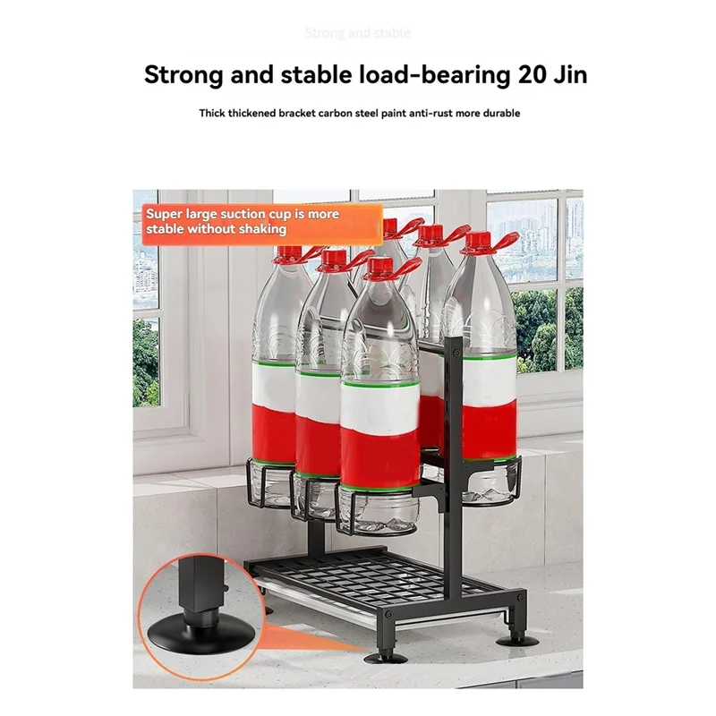 

Versatile Water Bottle Organizer Rack For Stanley 40Oz Tumbler With Handle, Multifunction Pantry Kitchen Stanly Cup Organizers