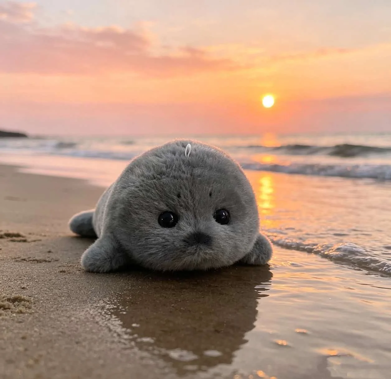 10cm Cute Glasses Wearing Simulation Little Seal Doll Plush Pendant Bag Hanging Fun Decorations Surprise Daily Gifts For Partner