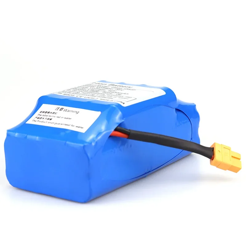 100% New 36V Rechargeable Li-ion Battery Pack 4400mAh For Electric Self Balance Scooter Hoverboard Unicycle