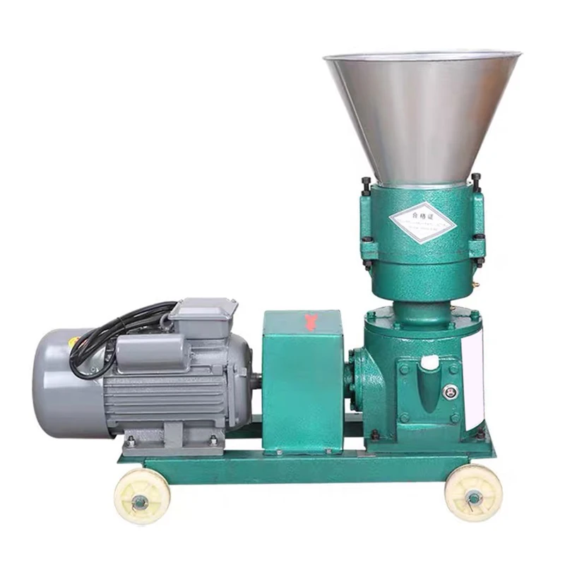 120 type 4500W Belt-Driven Wood Pellet Mill Machine,Animal Feed Pellet Milling Machine