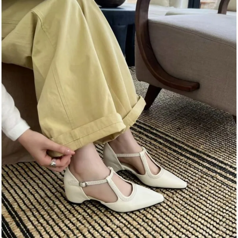 2026Will&Zest Yellow Pumps T-Strap Patent Leather  Drag Queen Shoes Burgundy Chunky  Jane Parkside Block Sandals Women view 4